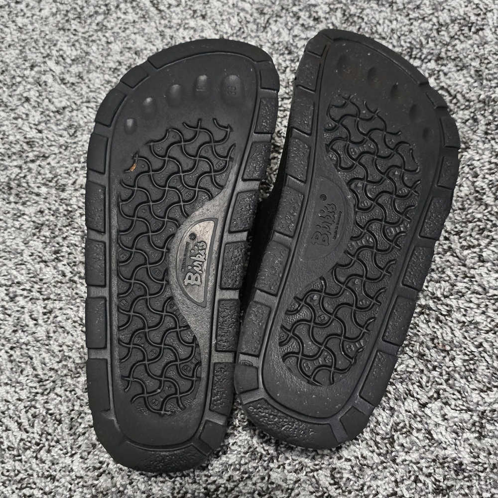 Birkenstock Birki's Pebble Grain Black Sandals - Picture 6 of 8